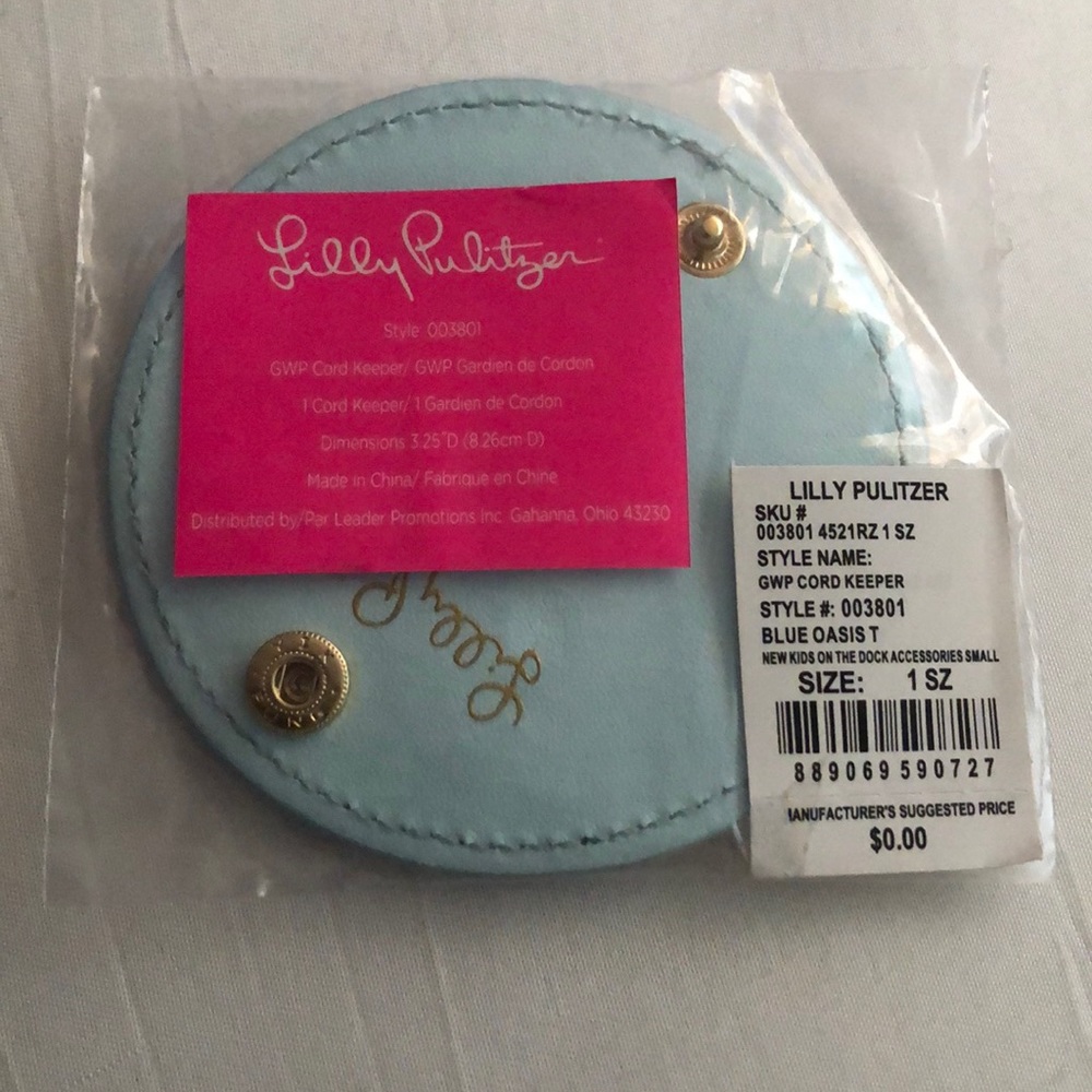 Lilly Pulitzer Cord Keeper NWT
